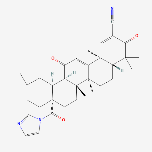 CDDO Imidazolide (CAS: 443104-02-7) - Chemical Structure and Molecular Formula 
