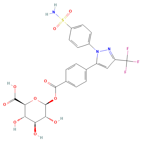 Celecoxib Carboxylic Acid Acyl-b-D-glucuronide (CAS: 264236-79-5) - Related Chemical Product