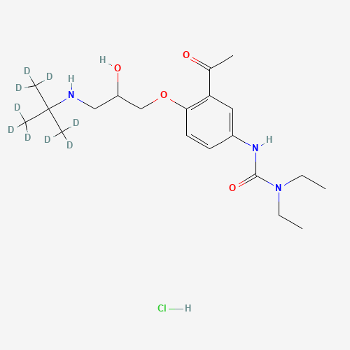Celiprolol-d9 Hydrochloride (CAS: 1215535-20-8) - Related Chemical Product