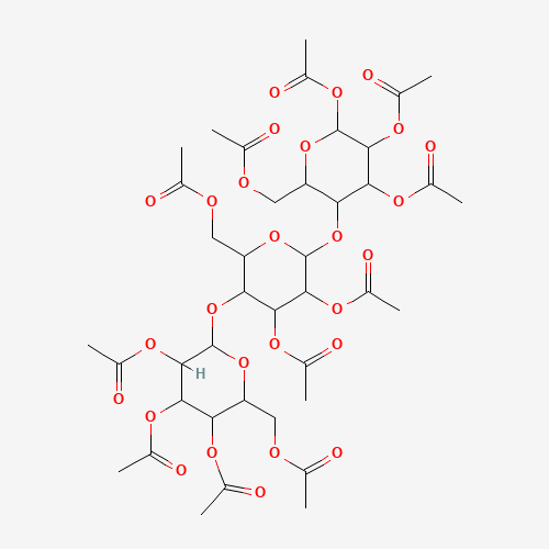 D-(+)-Cellohexose Eicosaacetate (CAS: 355012-91-8) - Chemical Structure and Molecular Formula 