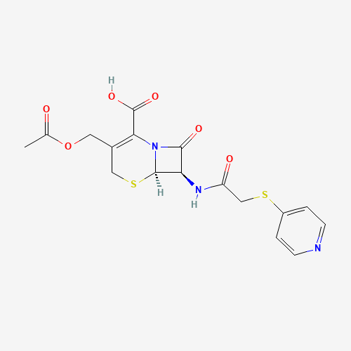 Cephapirin (CAS: 21593-23-7) - Chemical Structure and Molecular Formula 