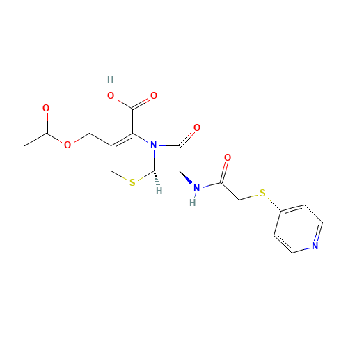 Cephapirin (CAS: 21593-23-7) - Chemical Structure and Molecular Formula 