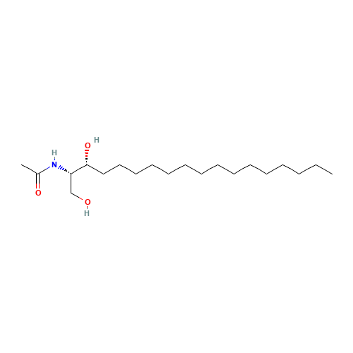 C2 Dihydroceramide (CAS: 13031-64-6) - Chemical Structure and Molecular Formula 