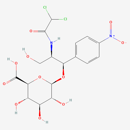 Chloramphenicol 1-O-b-D-Glucuronide (CAS: 1013074-93-5) - Chemical Structure and Molecular Formula 