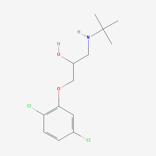 Chloranolol (CAS: 39563-28-5) - Chemical Structure and Molecular Formula 