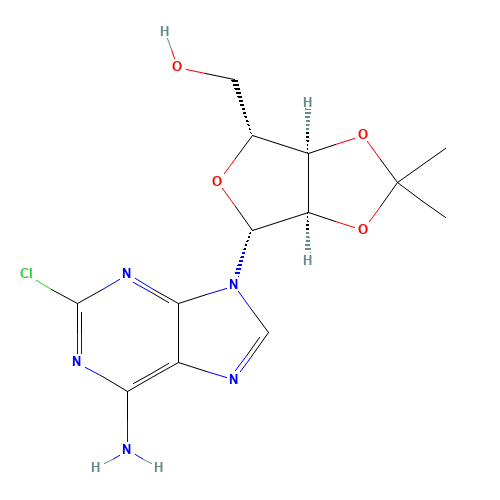2-Chloroadenosine-2',3'-acetonide (CAS: 24639-06-3) - Related Chemical Product