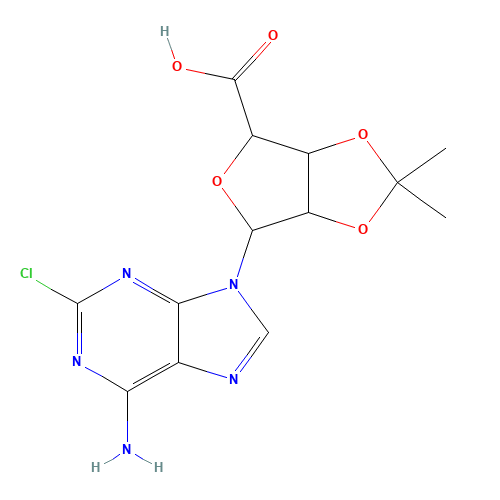 2-Chloroadenosine-5'-carboxy-2',3'-acetonide (CAS: 72209-20-2) - Related Chemical Product