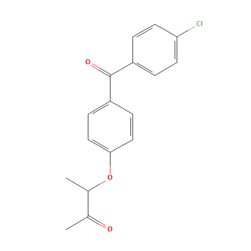 3-[4-(4-Chlorobenzoyl)phenoxy]-2-butanone (CAS: 217636-47-0) - Related Chemical Product