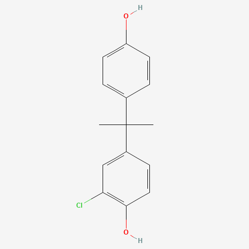 3-Chlorobisphenol A (CAS: 74192-35-1) - Chemical Structure and Molecular Formula 