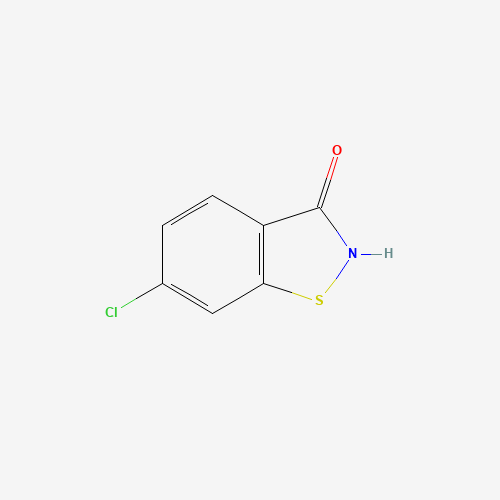 6-Chloro-1,2-benzisothiazol-3(2H)-one (CAS: 70-10-0) - Chemical Structure and Molecular Formula 