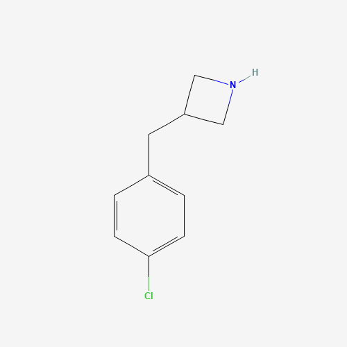 3-(4-Chlorobenzyl)azetidine (CAS: 606129-49-1) - Chemical Structure and Molecular Formula 
