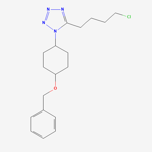 trans-5-(4-Chlorobutyl)-1-[4-(phenylmethoxy)cyclohexyl]-1H-tetrazole (CAS: 98454-50-3) - Related Chemical Product