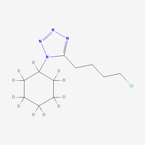 5-(4-Chlorobutyl)-1-cyclohexyltetrazole-d11 (CAS: 1073608-19-1) - Related Chemical Product