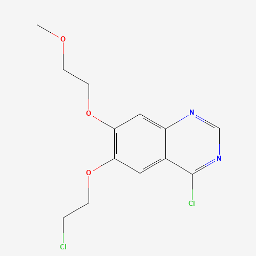 4-Chloro-6-(2-chloroethoxy)-7-(2-methoxyethoxy)quinazoline (CAS: 183322-19-2) - Related Chemical Product