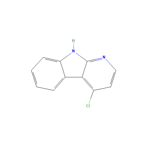 4-Chloro a-Carboline (CAS: 25208-32-6) - Chemical Structure and Molecular Formula 