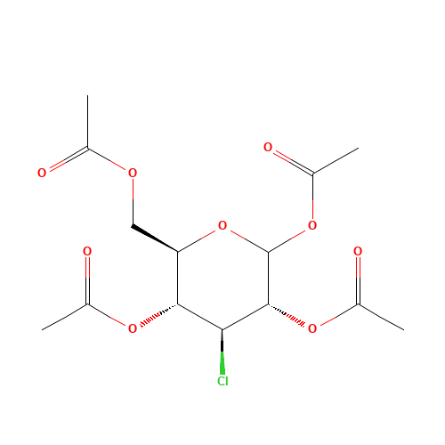 3-Chloro-3-deoxy-1,2,4,6-tetra-O-acetyl-D-glucopyranose (CAS: 104013-04-9) - Related Chemical Product