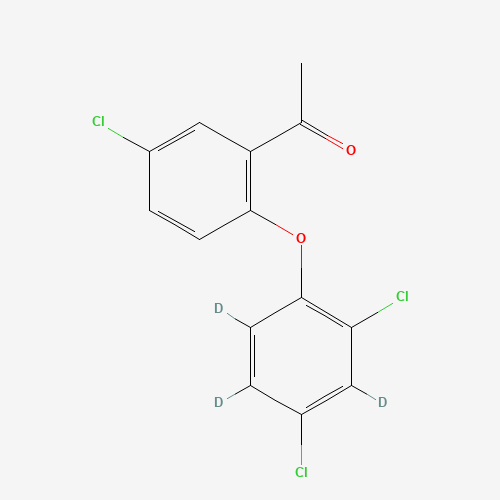 1-[5-Chloro-2-(2,4-dichlorophenoxy)phenylethanone]-d3 (CAS: 1189886-69-8) - Related Chemical Product