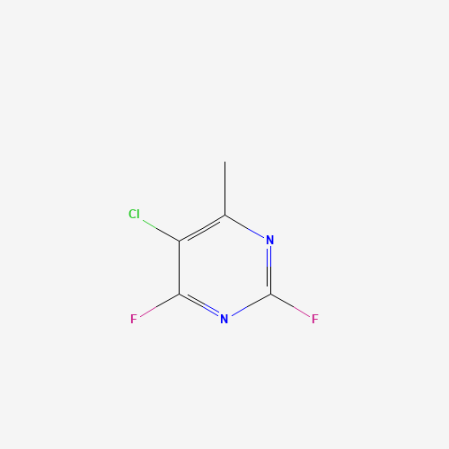 5-Chloro-2,4-difluoro-6-methylpyrimidine (CAS: 72630-78-5) - Chemical Structure and Molecular Formula 