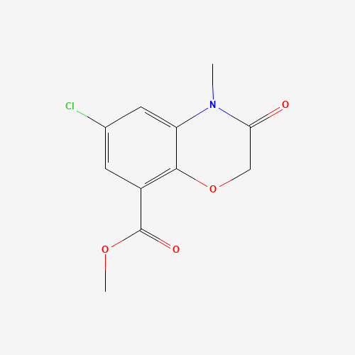 6-Chloro-3,4-dihydro-4-methyl-3-oxo-2H-1,4-benzoxazine-8-carboxylic Acid Methyl Ester (CAS: 141761-83-3) - Related Chemical Product