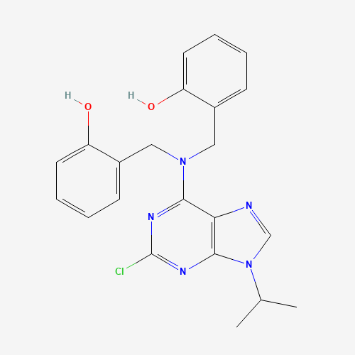 2-Chloro-6-[N,N-di(2-hydroxybenzyl)amino]-9-isopropylpurine (CAS: 1076199-83-1) - Related Chemical Product