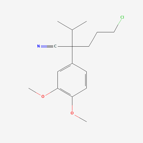 5-Chloro-2-(3,4-dimethoxyphenyl)-2-isopropylvaleronitrile (CAS: 27487-83-8) - Related Chemical Product