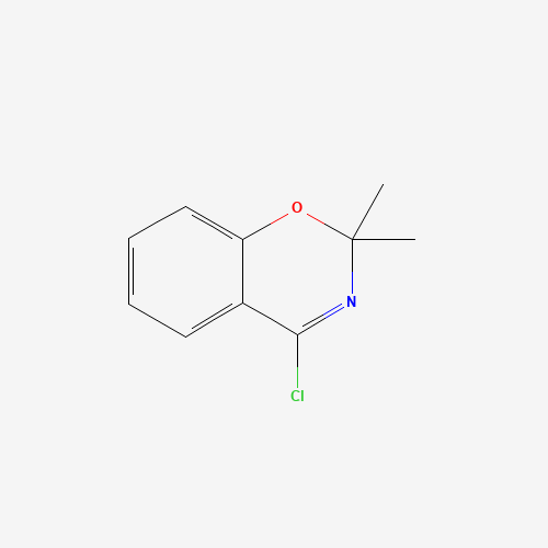 2-Chloro-2,2-dimethyl-2H-1,3-benzoxazine (CAS: 74405-07-5) - Chemical Structure and Molecular Formula 