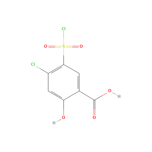4-Chloro-5-chlorosulfonyl Salicylic Acid (CAS: 14665-31-7) - Related Chemical Product