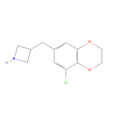 3-[(8-Chloro-2,3-dihydro-1,4-benzodioxin-6-yl)methyl]azetidine (CAS: 937624-75-4) - Related Chemical Product