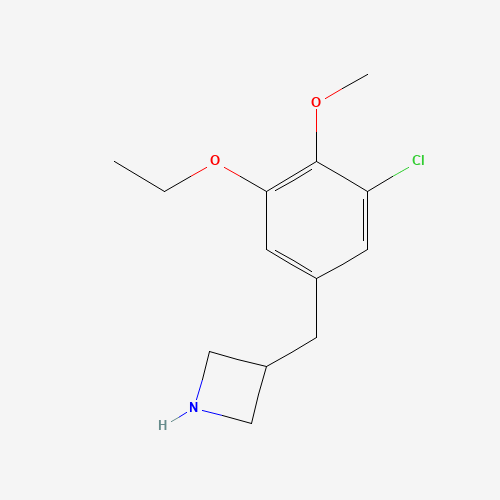 3-[(3-Chloro-5-ethoxy-4-methoxyphenyl)methyl]azetidine (CAS: 937618-77-4) - Related Chemical Product
