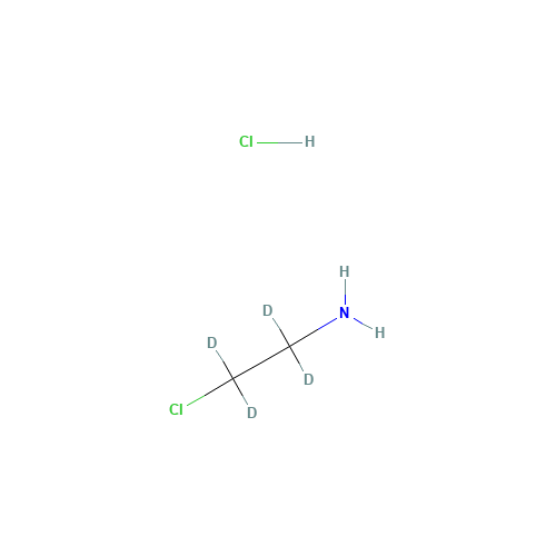 2-Chloro-ethanamine-d4 Hydrochloride (CAS: 172333-26-5) - Chemical Structure and Molecular Formula 
