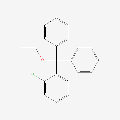 1-Chloro-2-(ethoxydiphenylmethyl)benzene (CAS: 717109-43-8) - Chemical Structure and Molecular Formula 