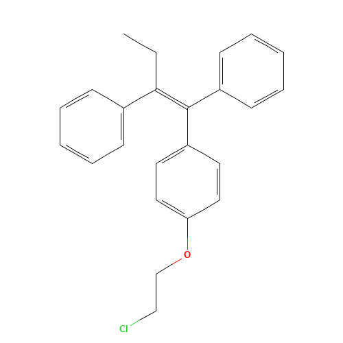 (Z)-1-[4-(2-Chloroethoxyphenyl]-1,2-diphenyl-1-butene (CAS: 97818-83-2) - Related Chemical Product