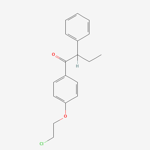 1-[4-(2-Chloroethoxy)phenyl]-2-ethyl-2-phenylethanone (CAS: 103628-22-4) - Related Chemical Product
