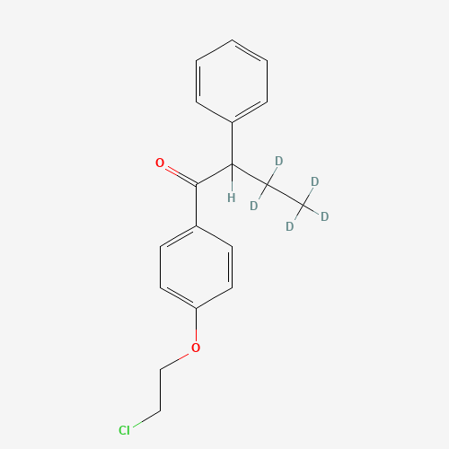 1-[4-(2-Chloroethoxy)phenyl]-2-(ethyl-d5)-2-phenylethanone (CAS: 157738-48-2) - Related Chemical Product