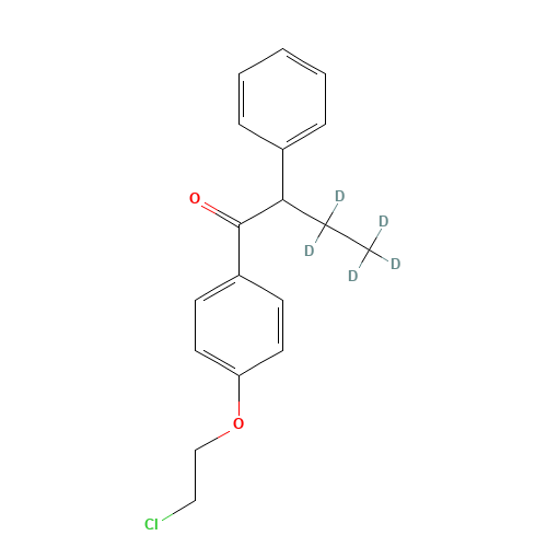 1-[4-(2-Chloroethoxy)phenyl]-2-(ethyl-d5)-2-phenylethanone (CAS: 157738-48-2) - Related Chemical Product