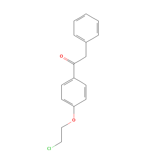 1-[4-(2-Chloroethoxy)phenyl]-2-phenylethanone (CAS: 19561-95-6) - Related Chemical Product