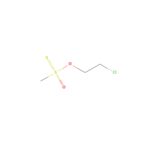 2-Chloroethyl Methanethiosulfonate (CAS: 13700-02-2) - Chemical Structure and Molecular Formula 