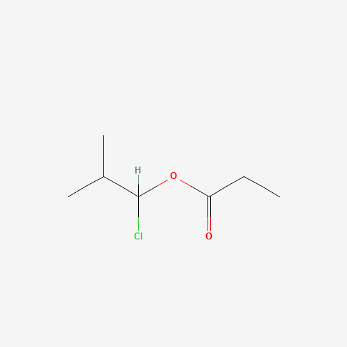 1-Chloroisobutyl propionate (CAS: 58304-65-7) - Chemical Structure and Molecular Formula 