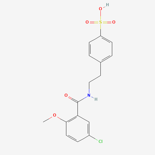 p-[2-[(5-Chloro-2-methoxybenzoyl)amino]ethyl]benzenesulfonic Acid (CAS: 33924-53-7) - Related Chemical Product