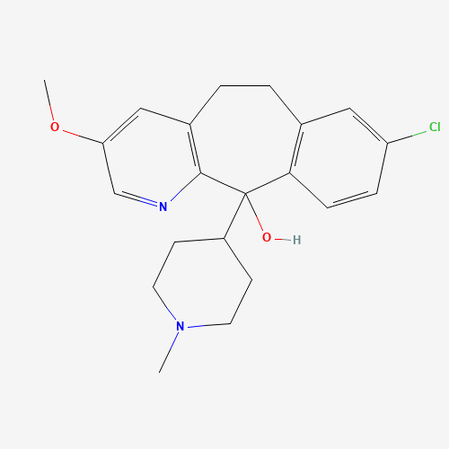8-Chloro-3-methoxy-11-(1-methyl-4-piperidinyl)-6,11-dihydro-5H-benzo[5,6]-cyclohepta[1,2-b]pyridin-11-ol (CAS: 165739-71-9) - Related Chemical Product