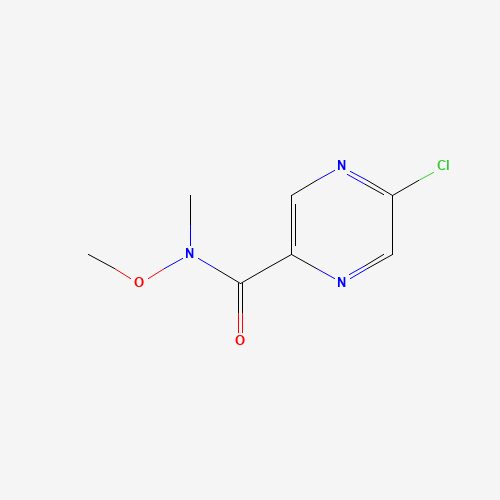 5-Chloro-N-methoxy-N-methyl-2-pyrazinecarboxamide (CAS: 1211533-01-5) - Related Chemical Product