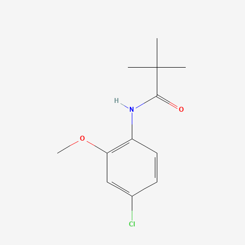 N-(4-Chloro-6-methoxyphenyl)-2,2-dimethylpropanamide (CAS: 113137-29-4) - Related Chemical Product