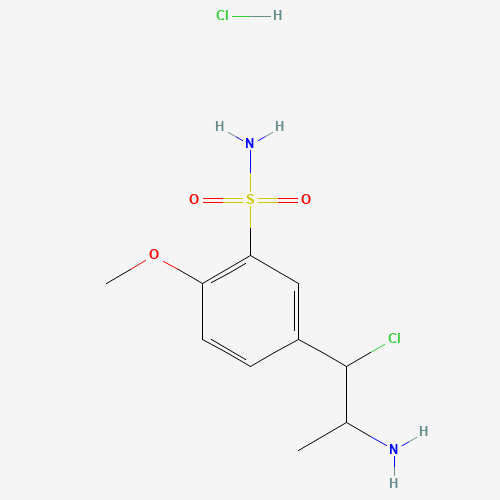 3-Chloro-3-(4'-methoxy-3'-sulfonamidophenyl)-2-propylamine,Hydrochloride (CAS: 86244-33-9) - Related Chemical Product