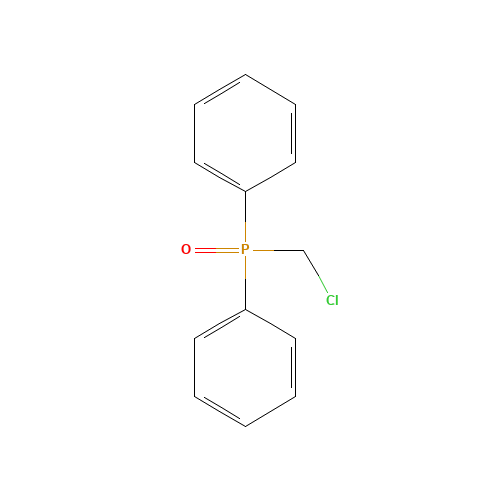 (Chloromethyl)diphenylphosphine Oxide (CAS: 1806-49-1) - Chemical Structure and Molecular Formula 