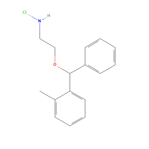 2-Chloro(methylphenyl)phenylmethoxy Ethane Ether (CAS: 22135-59-7) - Chemical Structure and Molecular Formula 