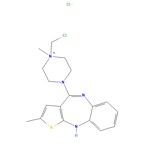 N-Chloromethyl Olanzapine Chloride (CAS: 719300-59-1) - Related Chemical Product