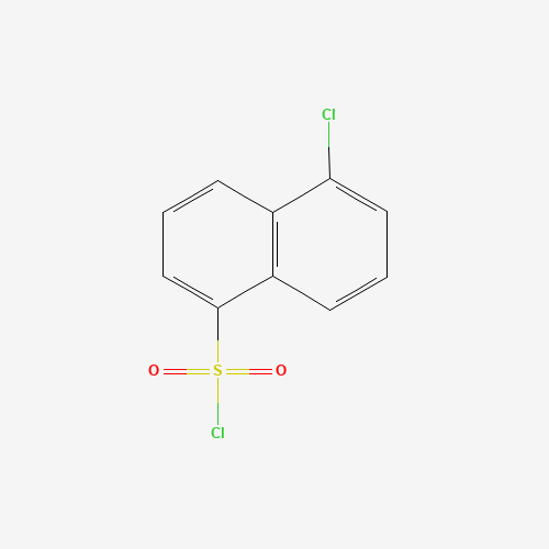 5-Chloronaphthalene-1-sulfonyl Chloride (CAS: 6291-07-2) - Chemical Structure and Molecular Formula 