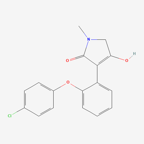 3-[2-(4-Chlorophenoxy)phenyl]-1,5-dihydro-4-hydroxy-1-methyl-2H-pyrrol-2-one (CAS: 934996-78-8) - Related Chemical Product