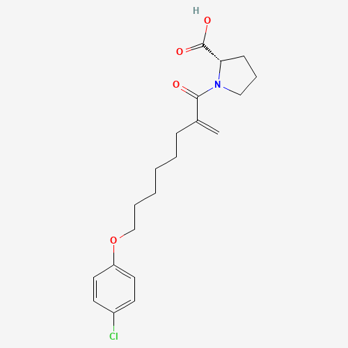 8-(4-Chlorophenoxy)-2-methylene-octanoic Acid L-Prolinamide (CAS: 468095-77-4) - Related Chemical Product
