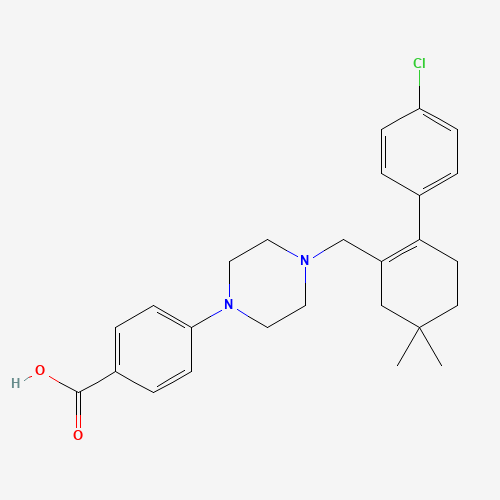 4-[4-[[2-(4-Chlorophenyl)-5,5-dimethyl-1-cyclohexen-1-yl]methyl]-1-piperazinyl]benzoic Acid (CAS: 1044598-91-5) - Related Chemical Product